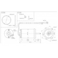 Moteur de Trim pour Yamaha 50CV 2T